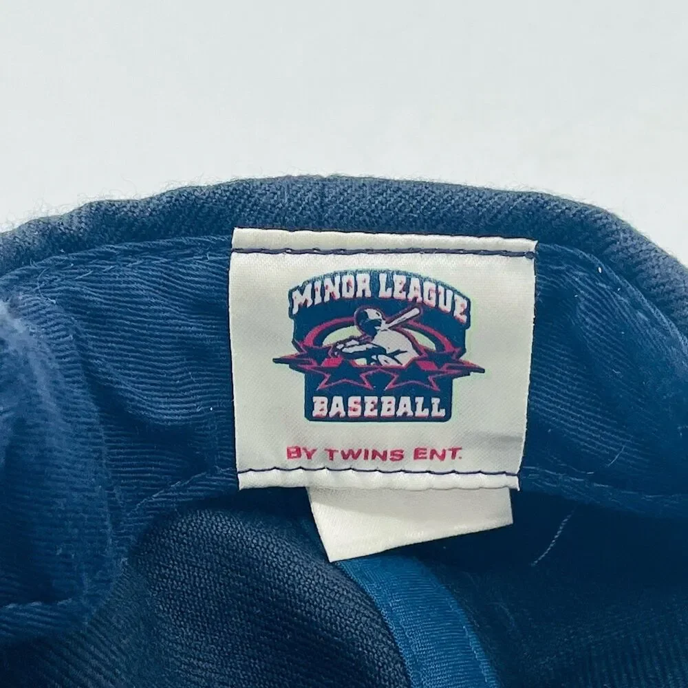Vintage Toledo Mud Hens Big Logo Strapback Hat Cap Small Medium